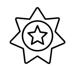 star excellence icon, star excellence line art - simple line art of star excellence, perfect for star excellence logos and icons