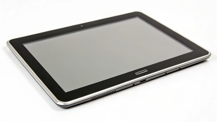 Tablet Computer on White Background