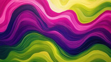 Obraz premium Vibrant Swirling Hues: An Abstract Masterpiece of Color and Form