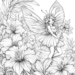 Flowers Fantasy Coloring Book - 115 Pages of Magical Floral Illustrations for Relaxation & Creativity, Coloring page, Workbook for Print