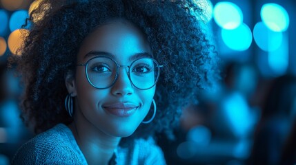 A diverse group of students working together on a digital device, collaborating via an online platform to solve a problem, symbolizing teamwork in modern education