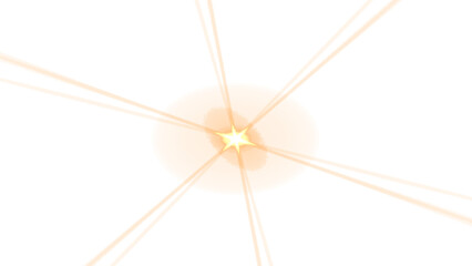 Obraz premium Dramatic Light Flare with Radiating Lines on a Black Background