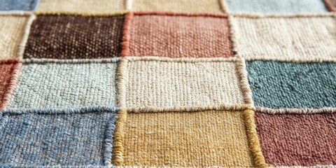 Fabric scrap projects for home decor featuring vibrant patchwork designs that highlight textures and patterns illuminated by natural sunlight.