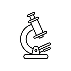 Microscope vector icon