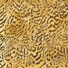 Print-ready pattern consisting of real animal textures