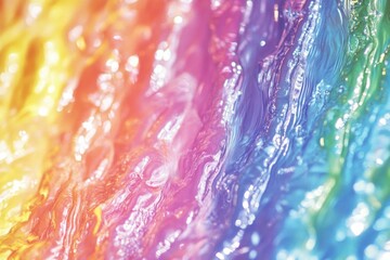 A close-up shot of a rainbow-colored background, perfect for creative projects