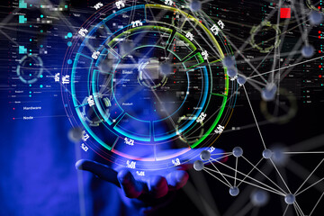 Futuristic wave, Futuristic data stream