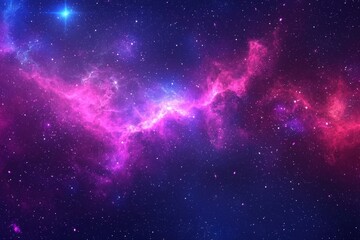 Obraz premium Cosmic Nebula, vibrant colors, stellar background, space exploration