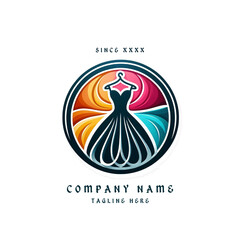 New Dress Logo for startup and Boutique