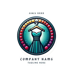 New Dress Logo for startup and Boutique