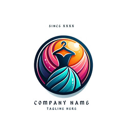 New Dress Logo for startup and Boutique