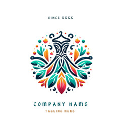 New Dress Logo for startup and Boutique