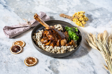lamb chops with herbs