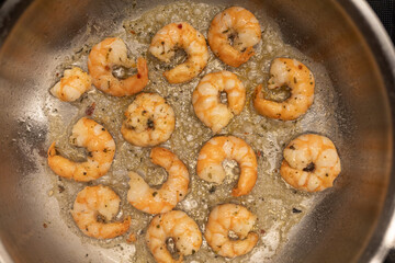 Juicy shrimp sauteed in garlic butter. Perfect for a quick weeknight meal!