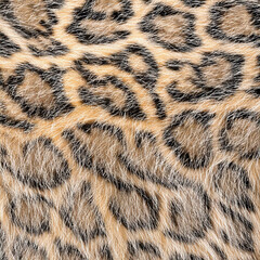 Print-ready pattern consisting of real animal textures