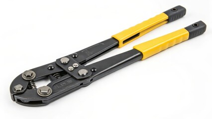 Handheld Crimping Tool on White Background