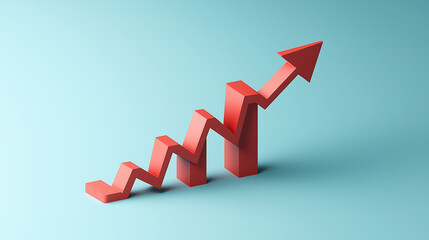 3D Growth and Success Trend

