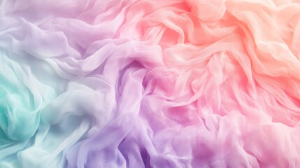 Obraz premium Pastel Fabric Texture: A Dreamy Swirl of Colors