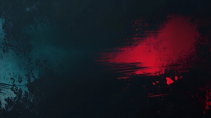 Abstract textured background with teal and crimson splashes. Suitable for graphic design