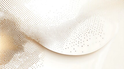 Abstract gold dots design on white background. Possible use graphic element