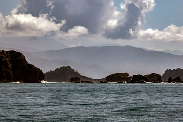 sea and rocks in Costa Rica