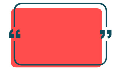 Set di varie cornici di citazioni isolate colorate. Bolle vocali con virgolette. Casella di testo e virgolette vuote. Modello di post di blog. Illustrazione su fondo trasparente © maximilian
