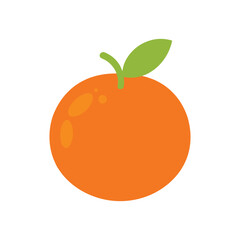orange vector illustration. isolated on white background.