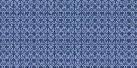 Print Elegant Trendy Geometric floral seamless patterns background Damask graphic ornaments Vector tile pattern, Lisbon Arabic Floral Mosaic ,floral pattern for wallpaper or fabric. blue background