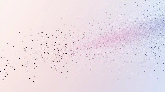 A gradient-based scatter plot with soft pastel colors fading into a modern business background.