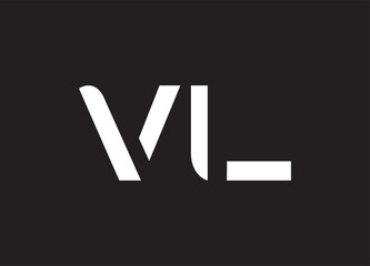 VL letter logo and initial logo design