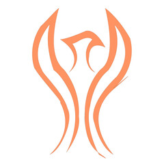 Flatter Eagle vector icon Logo