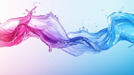 Abstract Colorful Water Waves: A Symphony of Hues