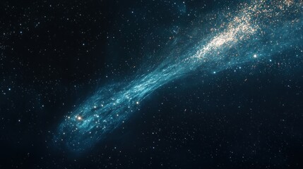 Celestial Stream: A Cosmic River of Light and Stardust