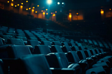 Fototapeta premium Theater spectacle with audience generative ai
