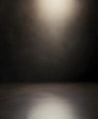 Pitch black background with a minimal light