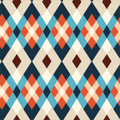 Seamless argyle pattern. Argyle designer fashion fabrics
