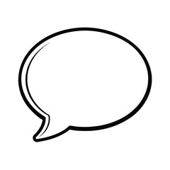Blank Speech Bubble, Communication, Dialogue, Conversation, Chat, Message, Icon, Symbol, Graphic, De