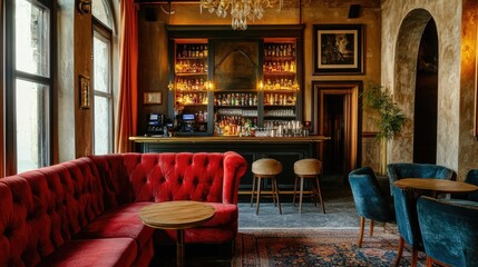 Stylish boutique hotel with a unique blend of modern and vintage elements, offering personalized guest services