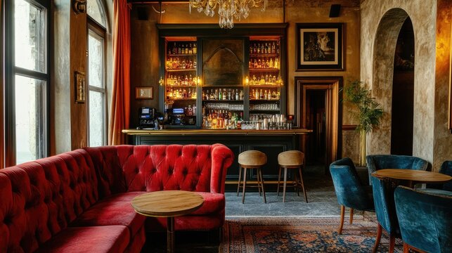 Stylish boutique hotel with a unique blend of modern and vintage elements, offering personalized guest services