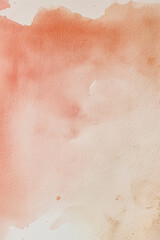 Fototapeta premium Soft Peach Watercolor Wash Background for Tranquil Artistic Designs
