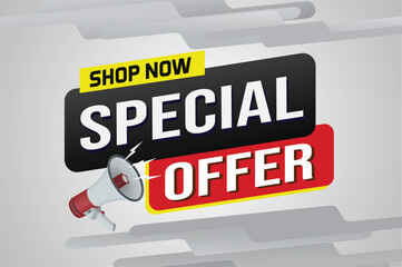 Special offer final sale tag. Banner design template for marketing. Special offer promotion or retail. background banner modern graphic design for store shop, online store, website, landing page

