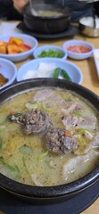 Eat Korean traditional food, Sundaeguk