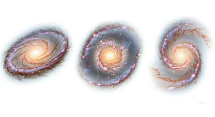 Set Live Spiral Galaxies Isolated