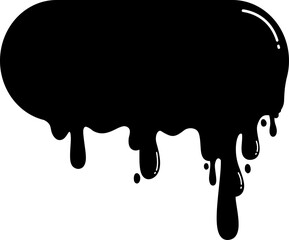 Hand drawn splash slime bubbles drops frame banner border background 