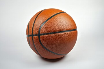 Fototapeta premium High quality professional stock photo of a basketball isolated against a clean white background