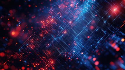 Fototapeta premium abstract digital network data flow background