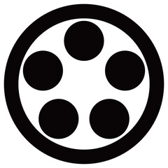 家紋です。丸に五つ星です。
