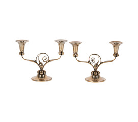 candlestick on white background