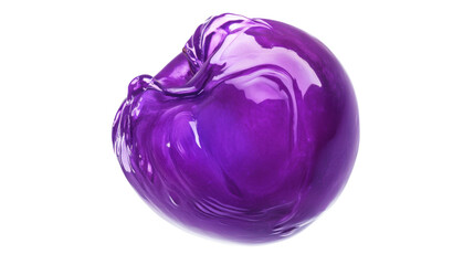 Fototapeta premium purple onion isolated on white background