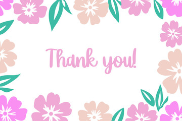 Trendy floral design. Template for card, poster, flyer, cover or other use.